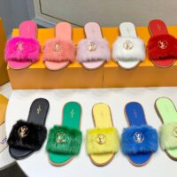 Louis vuitton fur slippers – Replica