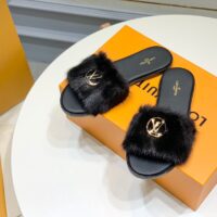 Louis vuitton fur slippers – Replica