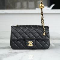 Chanel 23C Metal ball Mini black bag – Replica