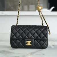 Chanel 23C Metal ball Mini black bag – Replica