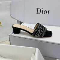 Dior23 silk diamond slippers – Replica