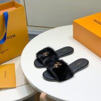 Louis vuitton fur slippers – Replica