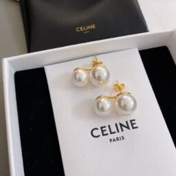 C Double Pearl Earrings – Replica