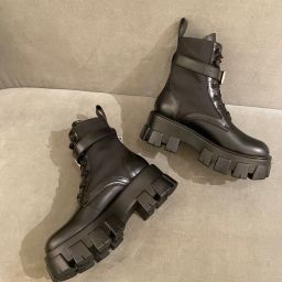 Prada Brushed Leather and nylon boots – Replica